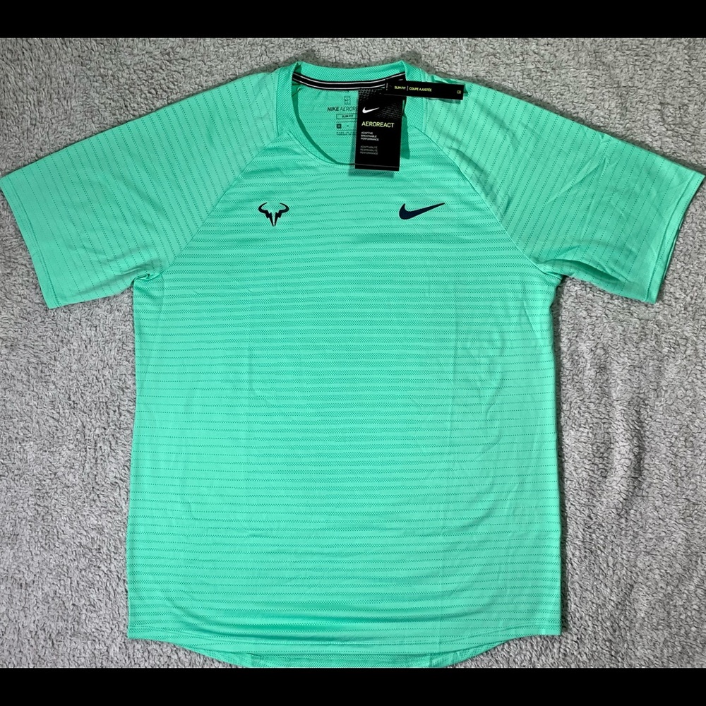 Nike Court Aeroreact Rafa Nadal Slam T-Shirt Sz M